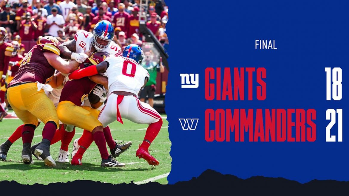 Commanders Vs Giants A Resurgent Rivalry