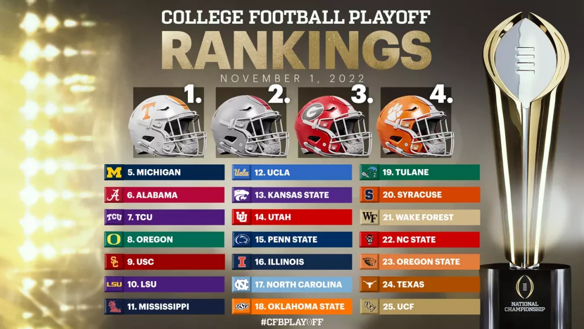 CFP Rankings The College Football Playoff A Complex Formula